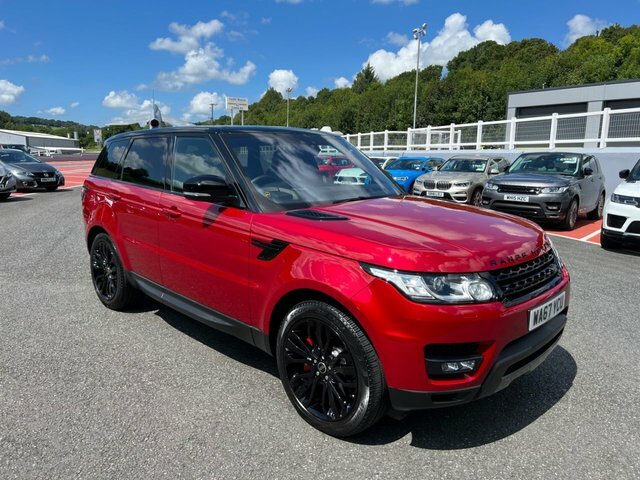 Compare Land Rover Range Rover Sport 3.0 Sdv6 Hse Dynamic 306 Bhp WA67YCU Red
