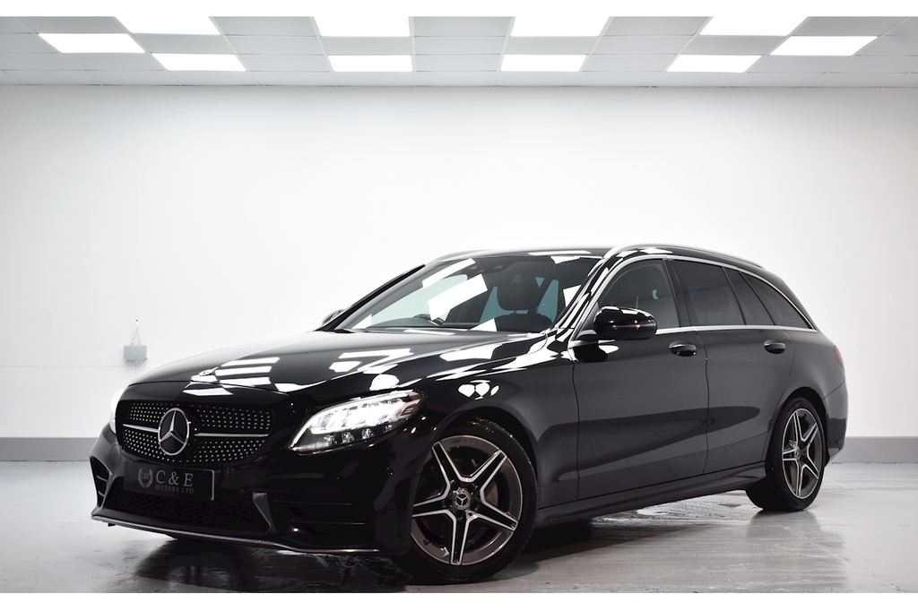 Compare Mercedes-Benz C Class Estate KM69FXY Black