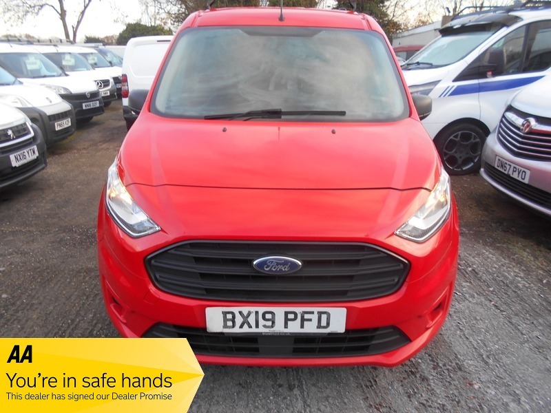 Compare Ford Transit Connect 200 Trend Tdci BX19PFD Red