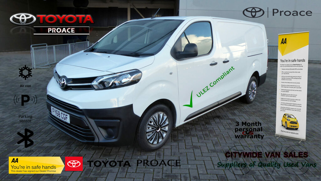 Compare Toyota PROACE Toyota Proace 2018 FY68CGF White