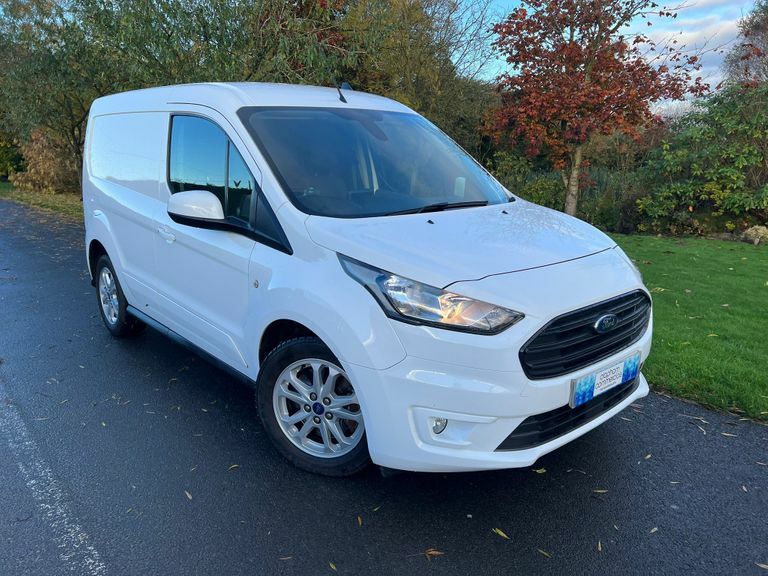 Compare Ford Transit Connect 1.5 Ecoblue 120Ps Limited Van Powershift YO21BXP White