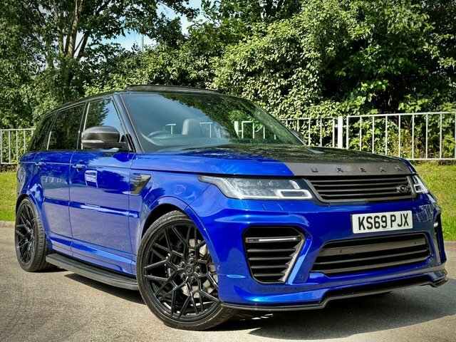 Compare Land Rover Range Rover Sport Range Rover Sport Svr Sc KS69PJX Blue