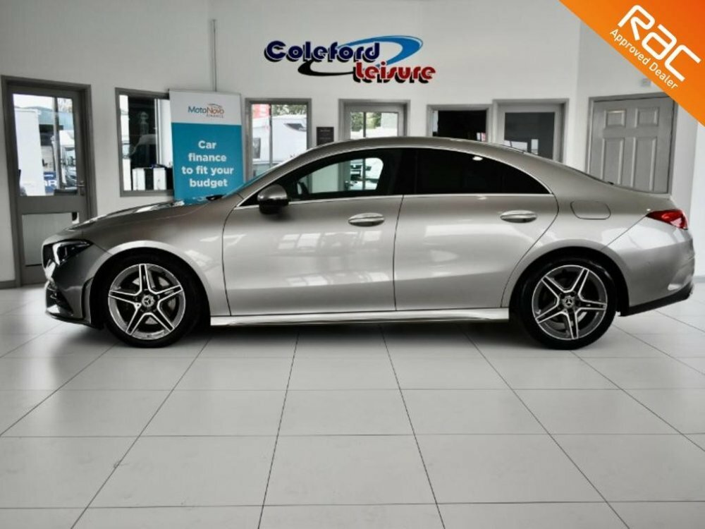 Compare Mercedes-Benz CLA Class 2.0 Cla220d Amg Line With Full Mercedes History CU70LYT Silver