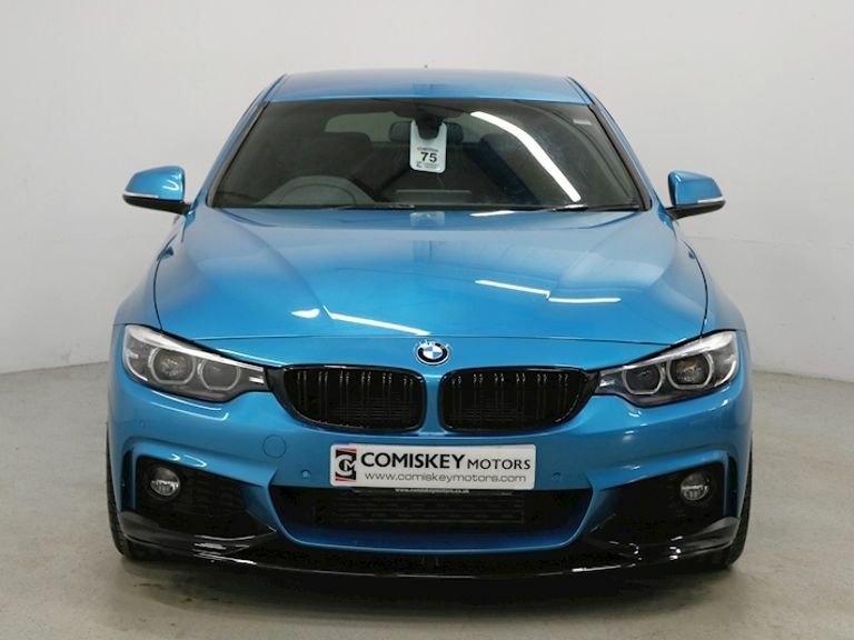 Compare BMW 4 Series 420D 190 M Sport Professional Media YG69TGF Blue