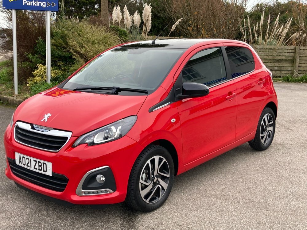 Compare Peugeot 108 1.0 72 Allure Sold AO21ZBD Red