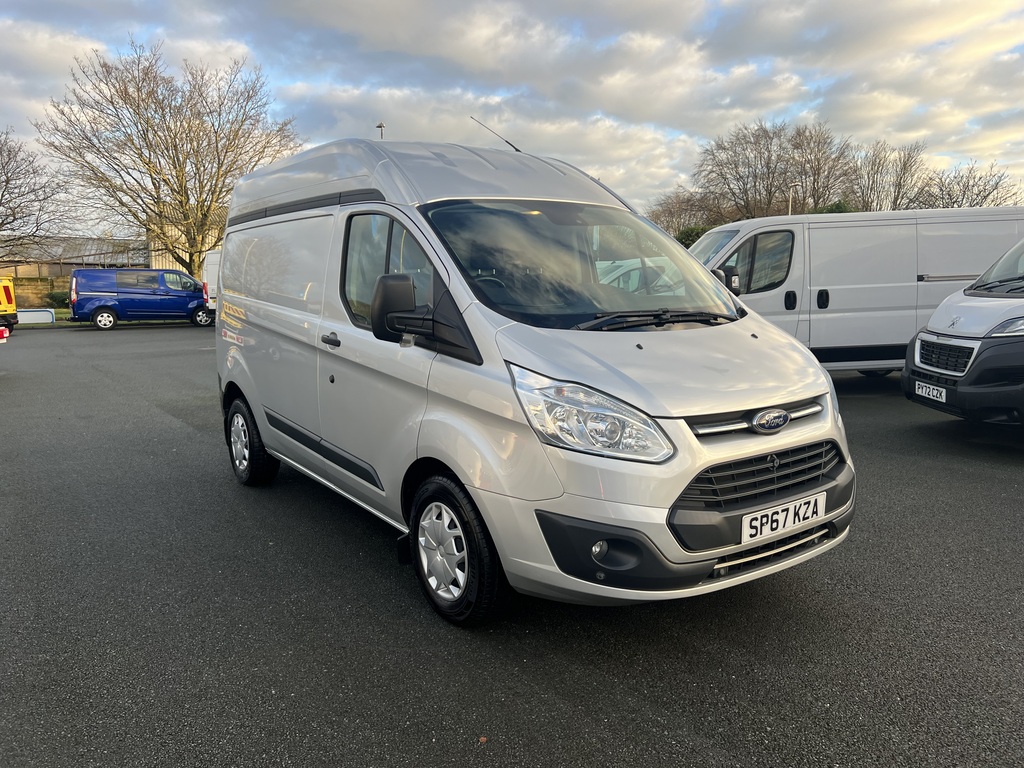 Compare Ford Transit Custom 2.0 Tdci 105Ps High Roof Trend Van L1 H2 SP67KZA Silver