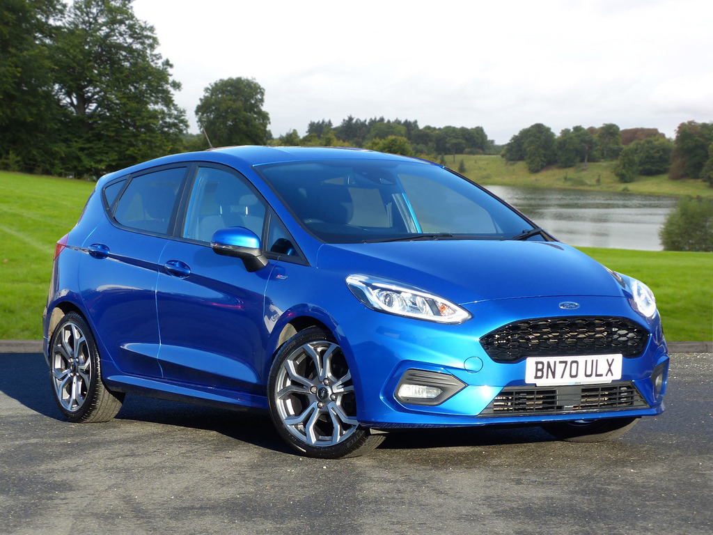 Compare Ford Fiesta 1.0 Ecoboost 95 St-line Edition BN70ULX Blue