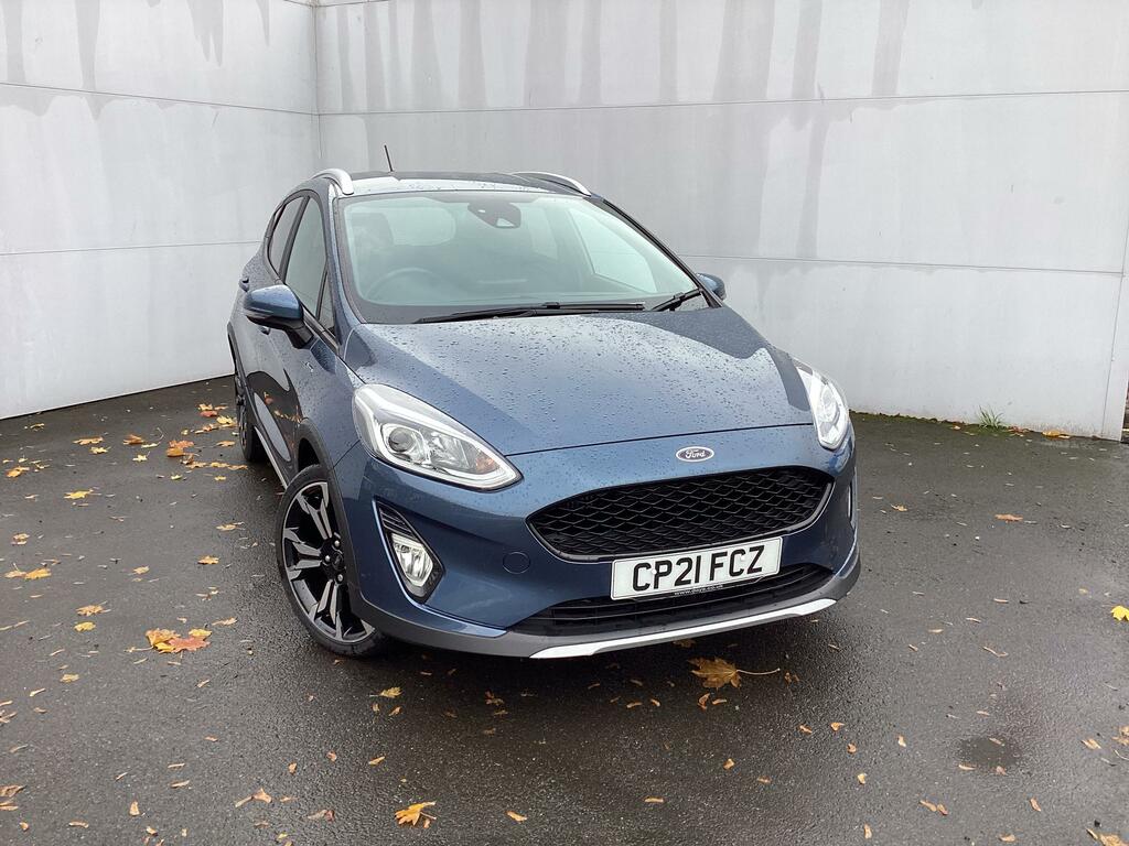 Compare Ford Fiesta 1.0 Ecoboost Hybrid Mhev 125 Bhp Active X Edition CP21FCZ Blue