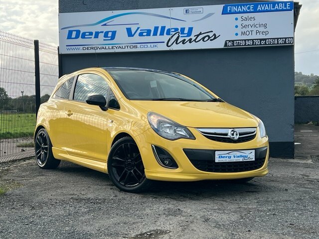 Compare Vauxhall Corsa 1.2 Limited Edition DY63RKF Yellow