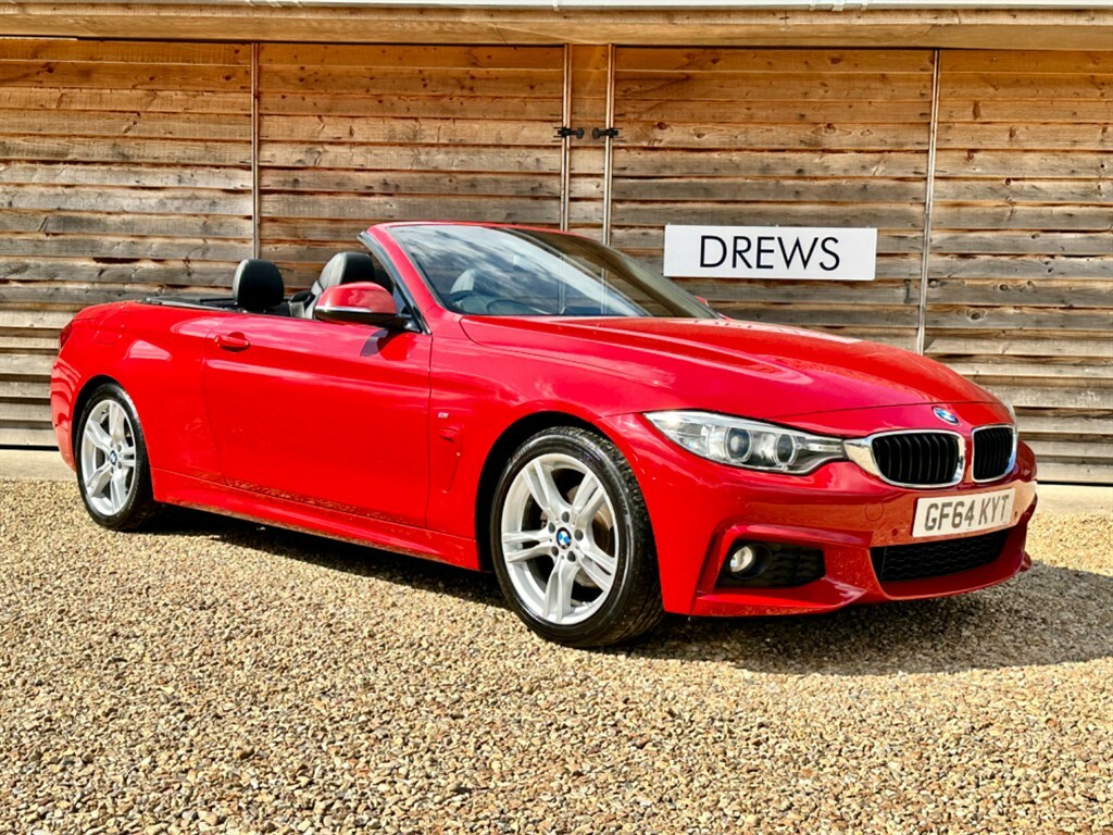 Compare BMW 4 Series 2.0 M Sport Convertible Euro 6 S GF64KYT Red