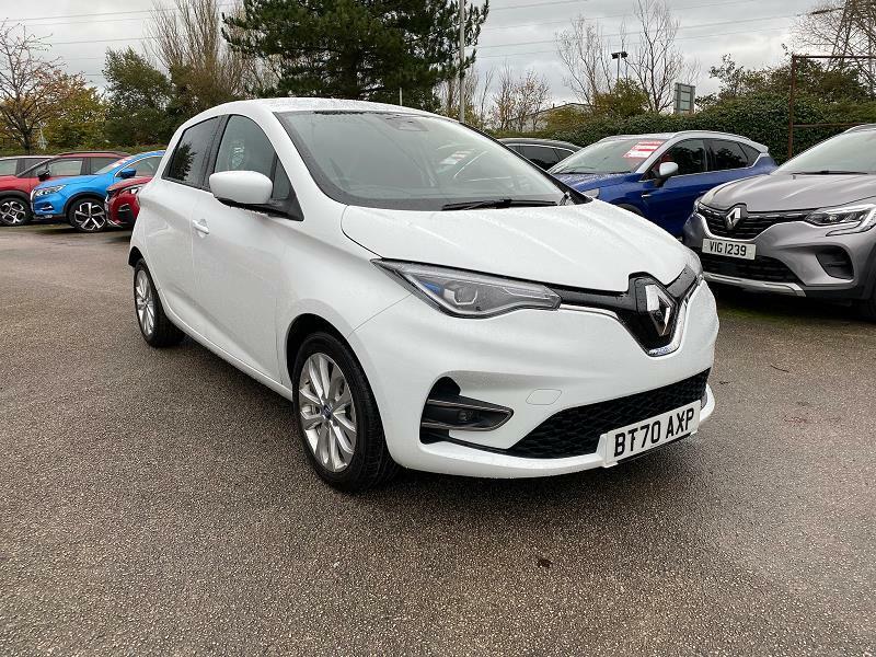 Compare Renault Zoe 80Kw Business 50Kwh BT70AXP White