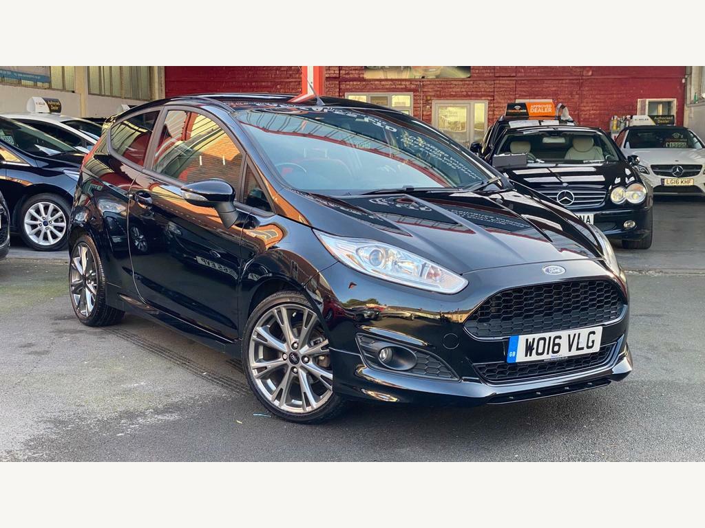 Compare Ford Fiesta 1.0T Ecoboost St-line Euro 6 Ss WO16VLG Black