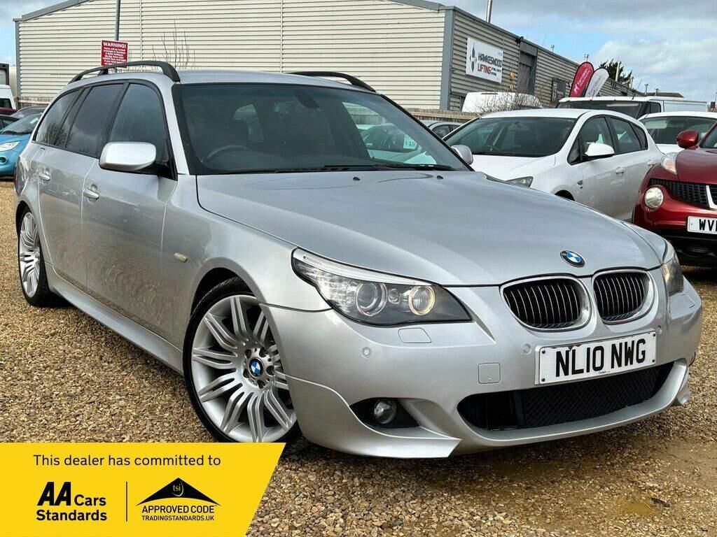 Compare BMW 5 Series Estate 3.0 525D M Sport Business Edition Touring S NL10NWG Silver