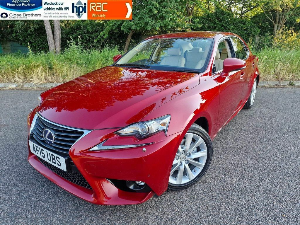 Compare Lexus IS Is 300H Executive Edition Cvt AF15UBS Red