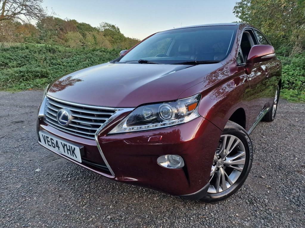 Compare Lexus RX 450H 3.5 V6 Luxury Cvt 4Wd Euro 6 Ss VE64YHK Red