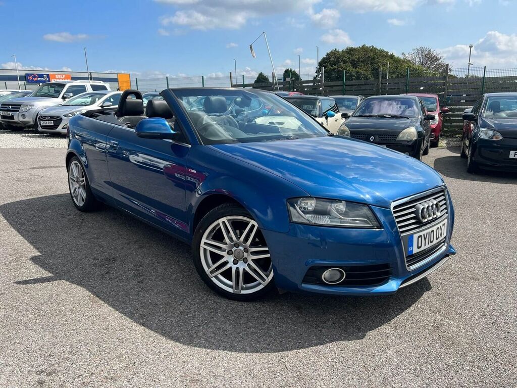 Compare Audi A3 Convertible 1.6 Tdi S Line Euro 5 Ss 2010 OY10OXT Blue