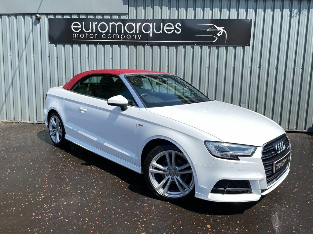 Audi A3 Cabriolet Cabriolet 1.4 Tfsi Cod S Line S Tronic Euro 6 Ss White #1