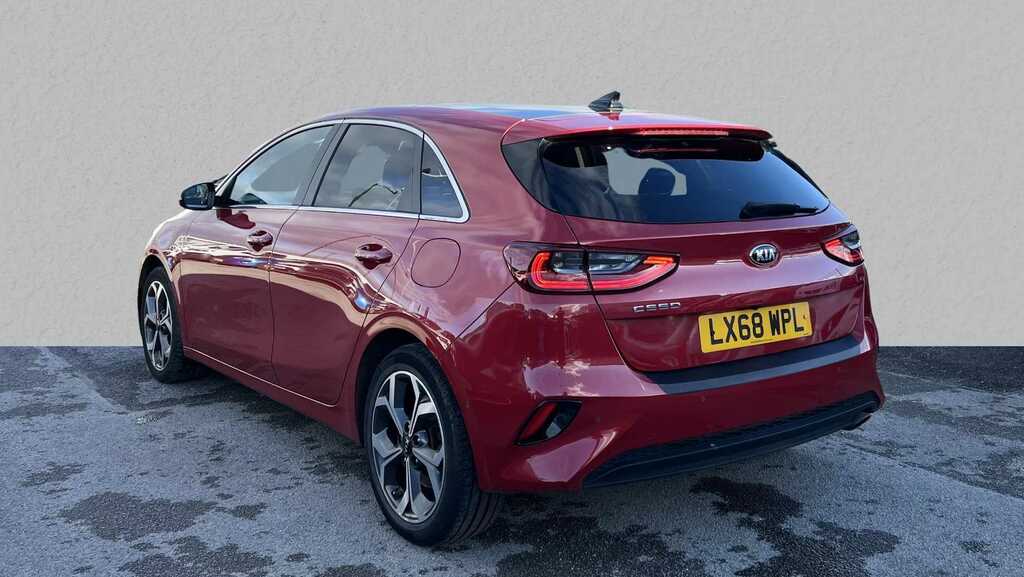 Compare Kia Ceed First Edition Isg LX68WPL Red