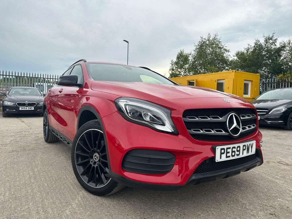 Compare Mercedes-Benz GLA Class 1.6 Gla180 Amg Line Edition 7G-dct Euro 6 Ss PE69PWY Red