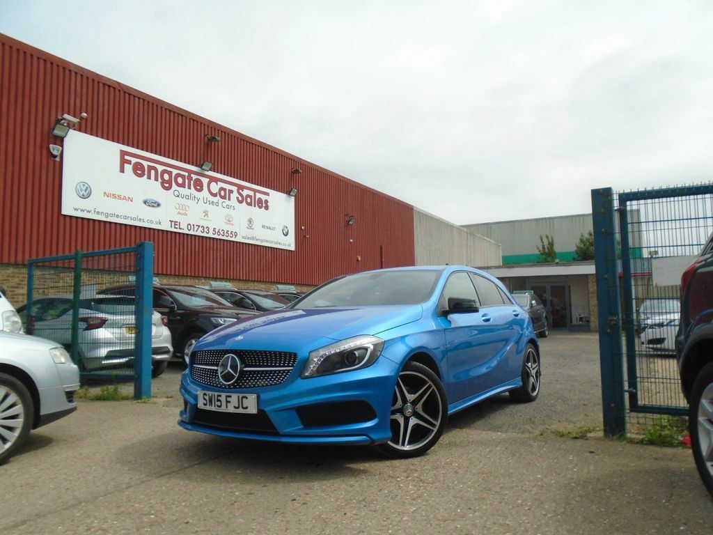 Compare Mercedes-Benz A Class 1.5 A180 Cdi Amg Night Edition 7G-dct Euro 6 Ss SW15FJC Blue