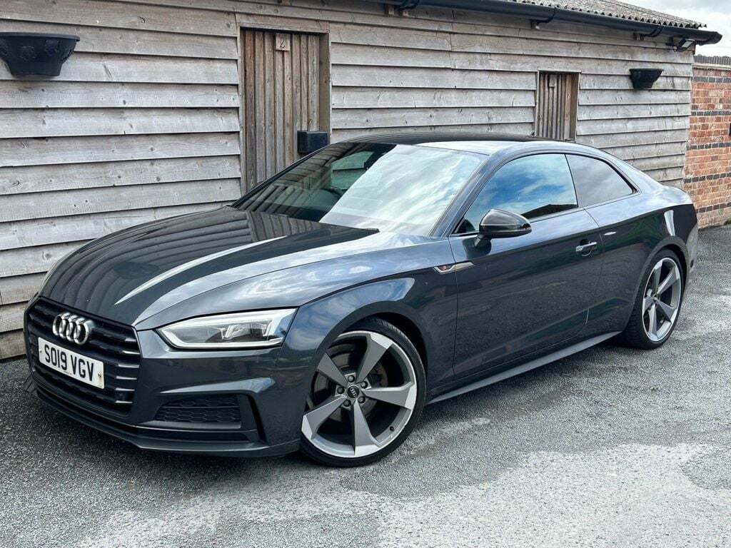 Compare Audi A5 2.0 Tfsi 40 Black Edition S Tronic Euro 6 Ss SO19VGV Grey