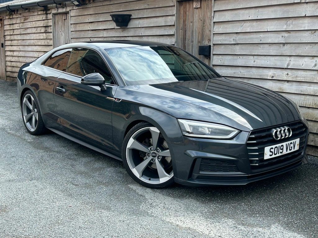 Compare Audi A5 2.0 Tfsi 40 Black Edition S Tronic Euro 6 Ss SO19VGV Grey