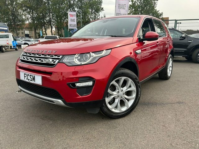 Compare Land Rover Discovery Discovery Sport Hse Td4 GU67ZZY Red