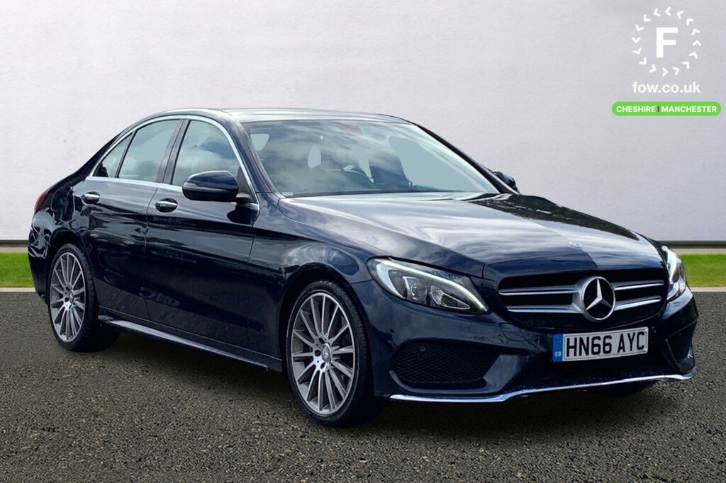 Compare Mercedes-Benz C Class C200d Amg Line Premium HN66AYC Blue