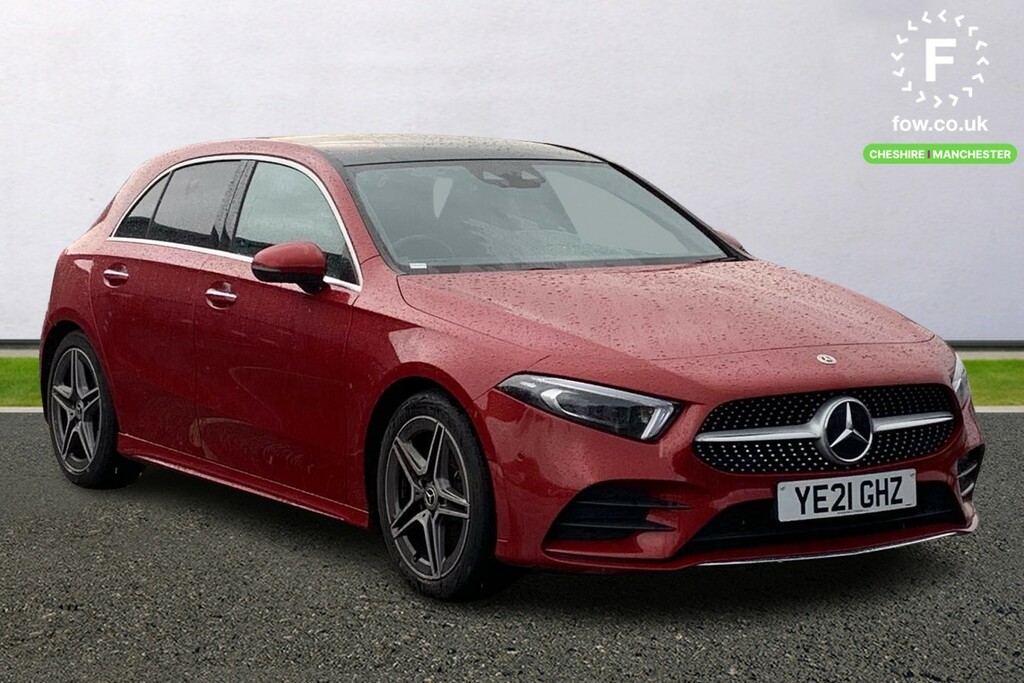 Compare Mercedes-Benz A Class A200 Amg Line Premium Plus YE21GHZ Red
