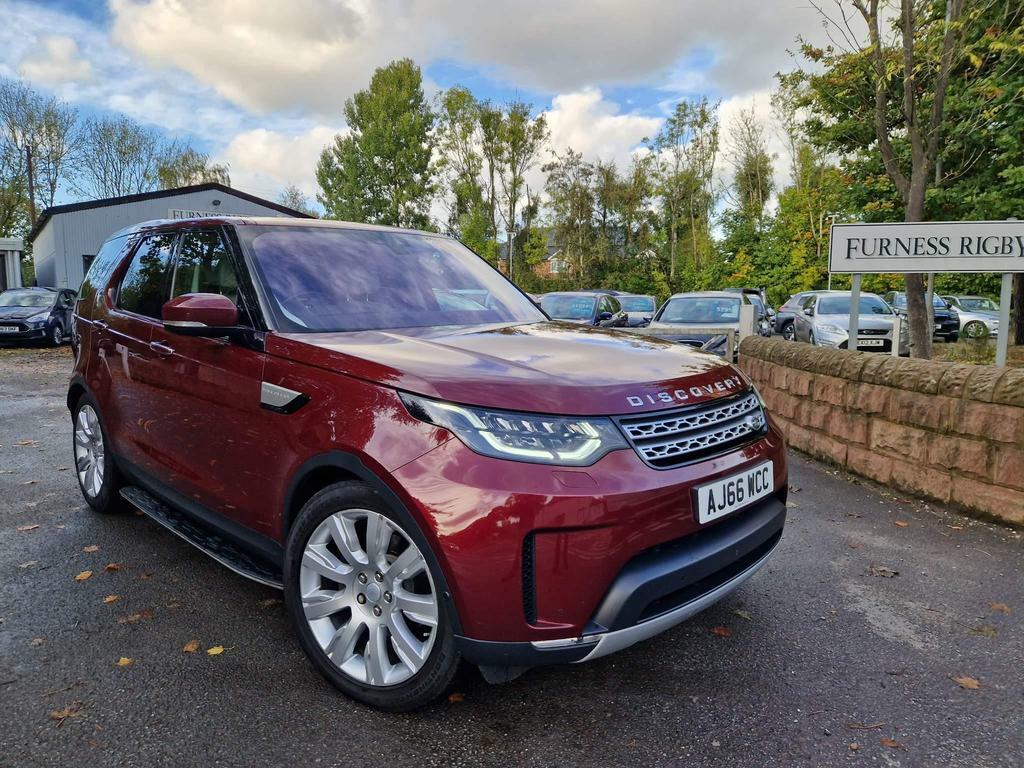 Compare Land Rover Discovery 3.0 Td V6 Hse Luxury 4Wd Euro 6 Ss AJ66WCC Red