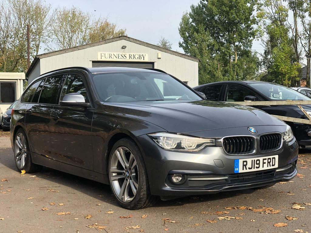 Compare BMW 3 Series 2.0 318D Sport Touring Euro 6 Ss RJ19FRD Grey