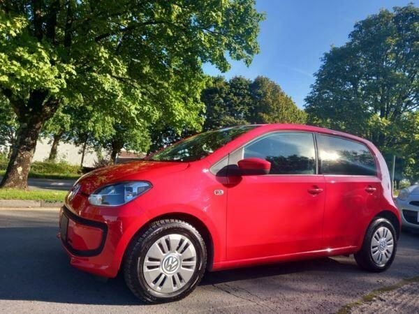 Compare Volkswagen Up 1.0 - 35,000 Miles - Showroom Car - New  Red