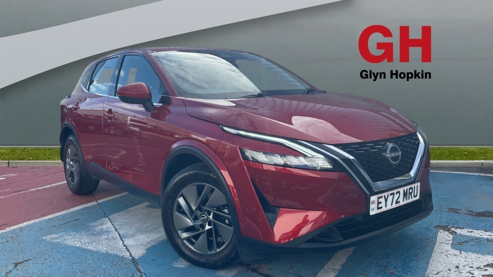 Compare Nissan Qashqai 1.3 Dig-t Mh Acenta Premium EY72MRU Red