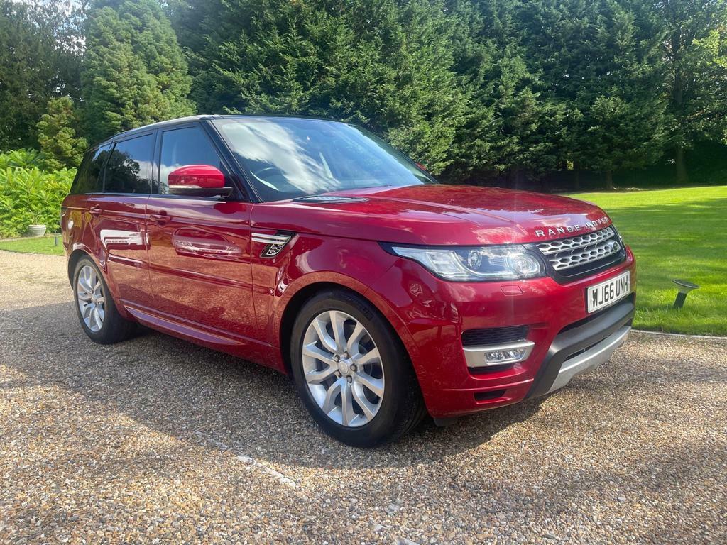 Compare Land Rover Range Rover Sport 3.0 Sd V6 Hse 4Wd Euro 6 Ss WJ66UNH Red