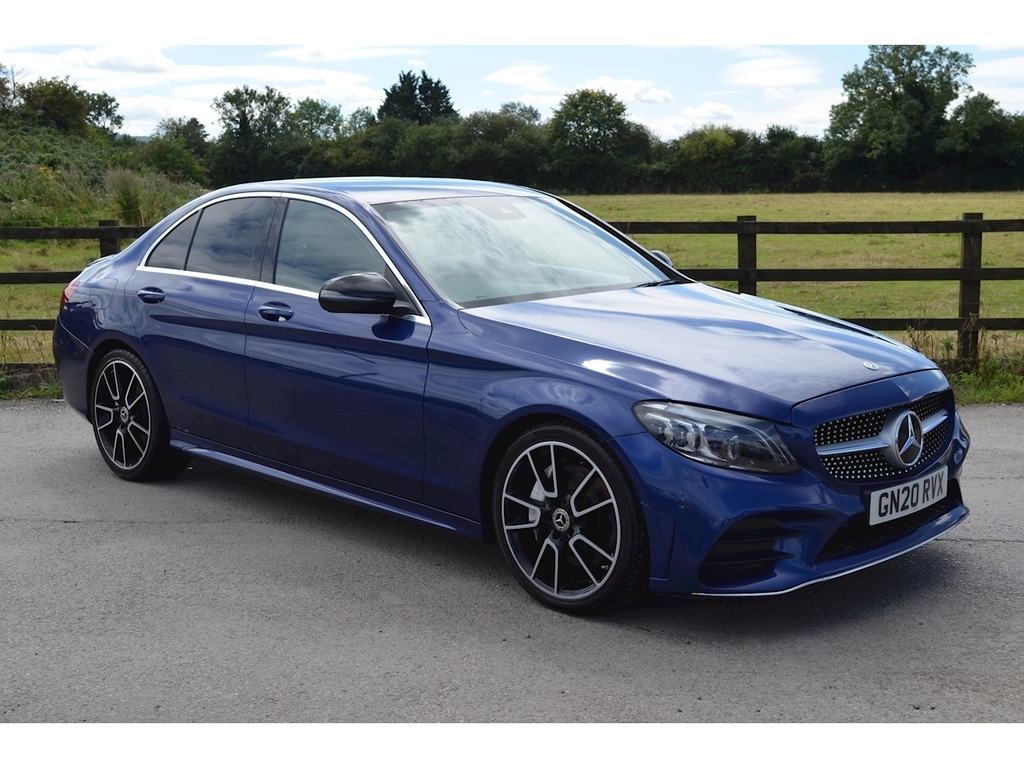 Compare Mercedes-Benz C Class C 300 D Amg Line Edition Premium GN20RVX Blue