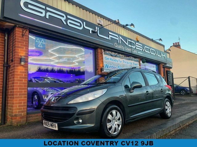 Compare Peugeot 207 SW 1.6 Sw S Hdi 90 Bhp KN09MRV Grey