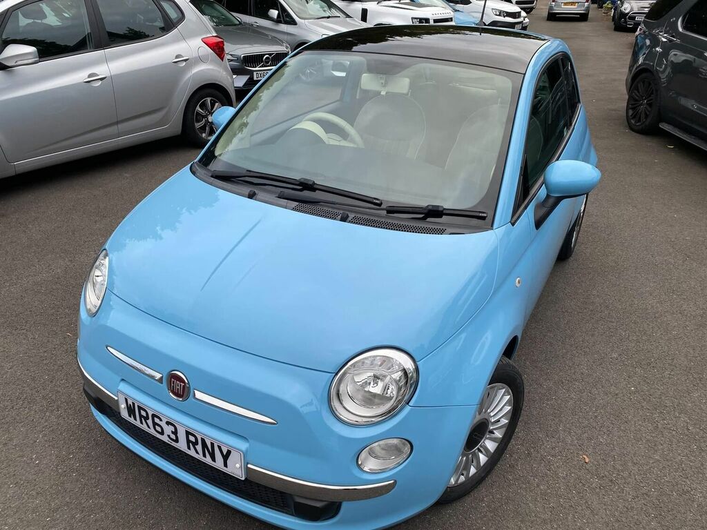 Compare Fiat 500 Hatchback 1.2 Lounge Euro 6 Ss 201363 WR63RNY Blue