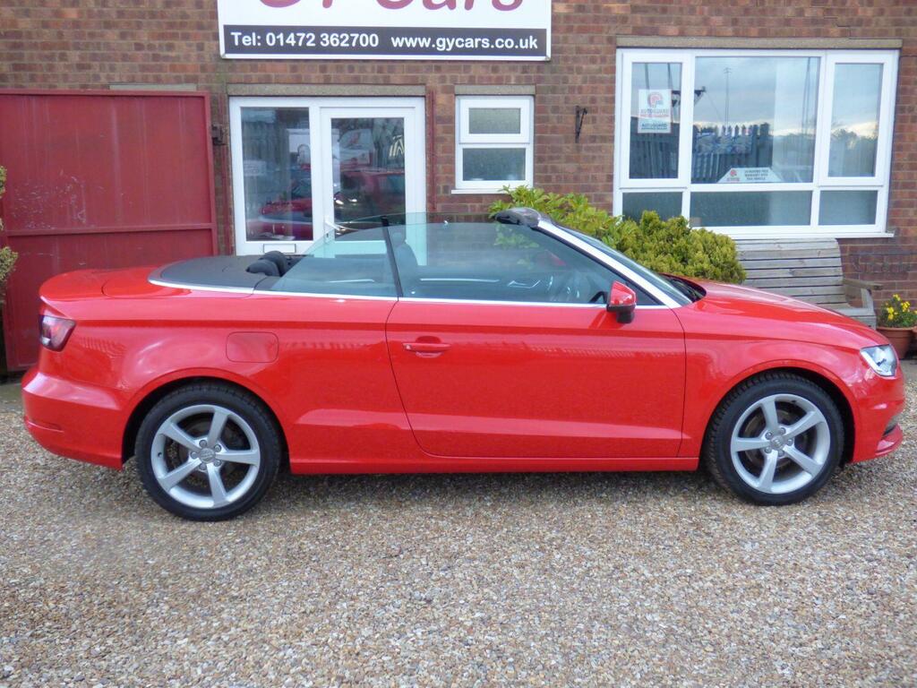 Compare Audi A3 Convertible 1.4 Tfsi Convertible Sport 35 Tax FV15LYR Red