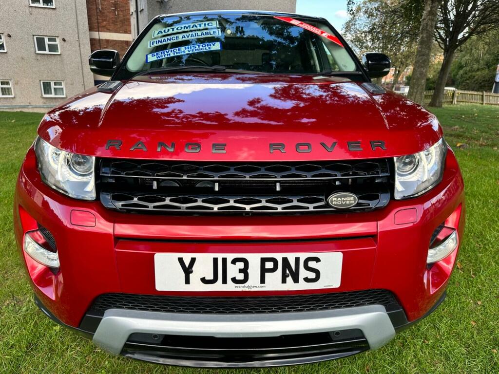 Compare Land Rover Range Rover Evoque Suv YJ13PNS Red