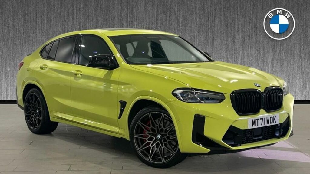 Compare BMW X4 M M Competition MT71WDK Yellow