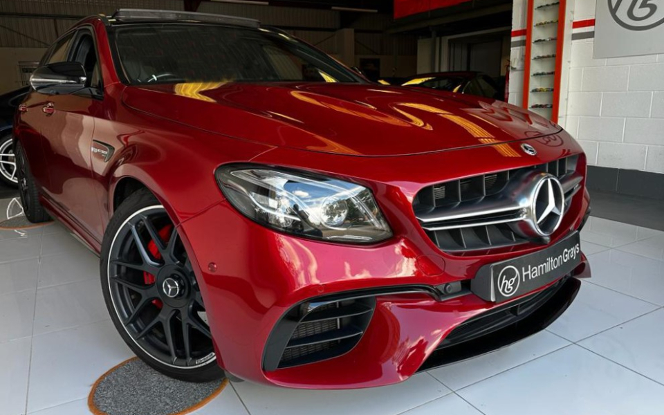 Compare Mercedes-Benz E Class Petrol  Red