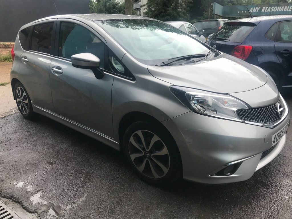 Compare Nissan Note 1.2 N-tec Euro 6 Ss A065DDY Silver