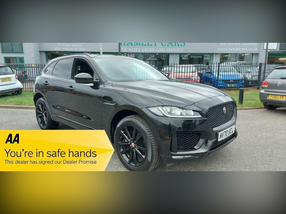 Compare Jaguar F-Pace 2.0 250 Chequered Flag Awd MV70UCL Black