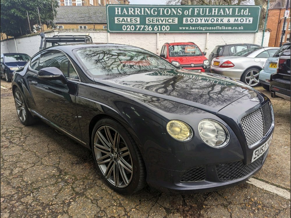 Compare Bentley Continental Gt 6.0 W12 Gt Speed Coupe 4Wd Euro 5 EU63VKH Blue