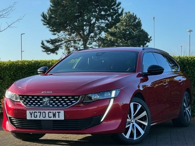 Compare Peugeot 508 SW Estate YG70CWT Red