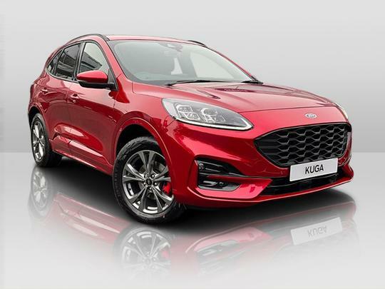 Compare Ford Kuga St-line Edition 2.5 Duratec Plug In Hybrid  Red
