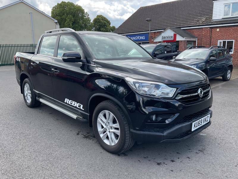 Compare SsangYong Musso 2.2D Rebel Double Cab Pickup 4Wd Euro 6 KU69VKZ Black