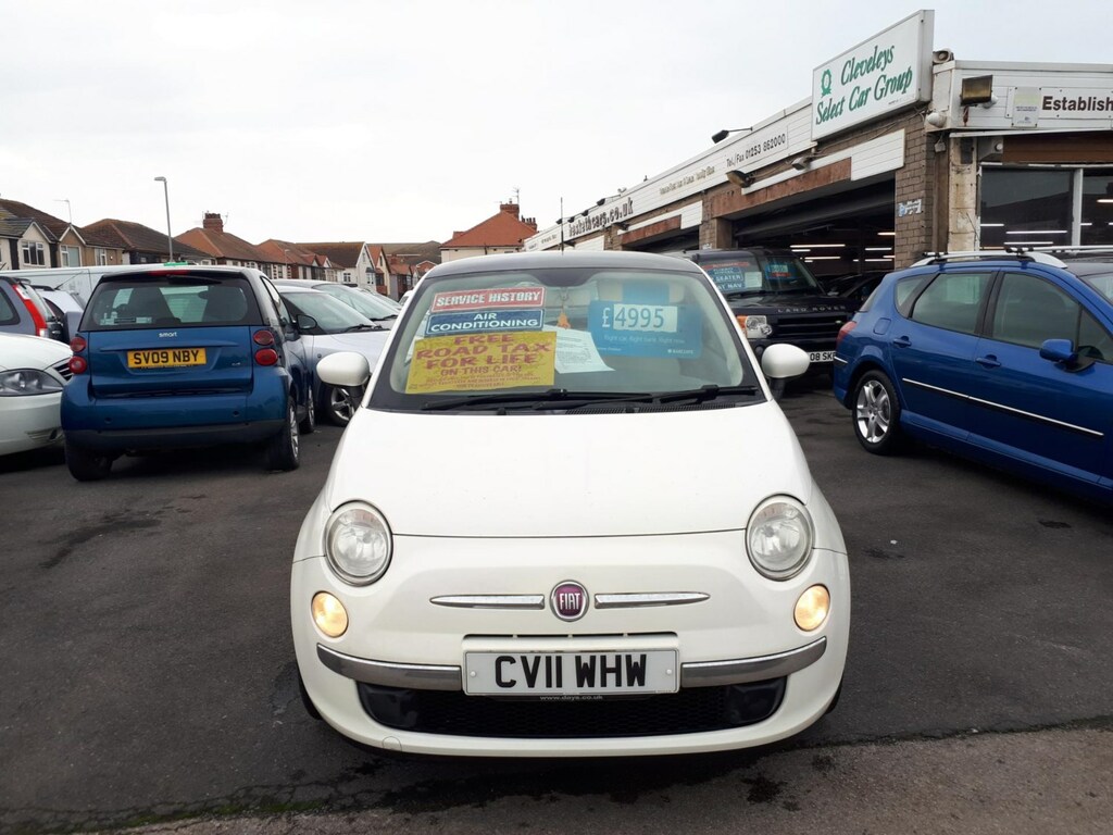 Compare Fiat 500 1.2 Lounge 3-Door From 4,195 Retail Package CV11WHW White