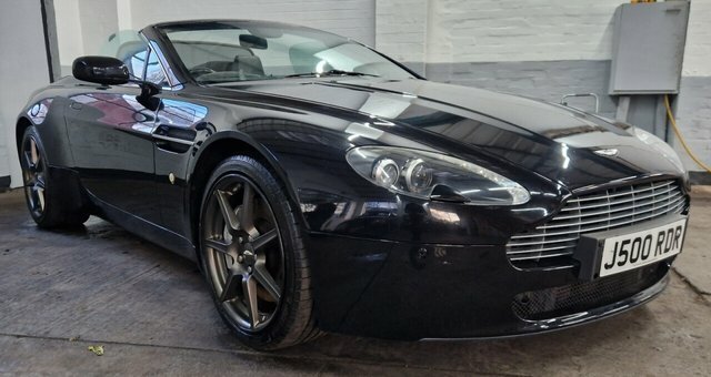 Compare Aston Martin Vantage 4.3 V8 Roadster 380 Bhp J500RDR Black