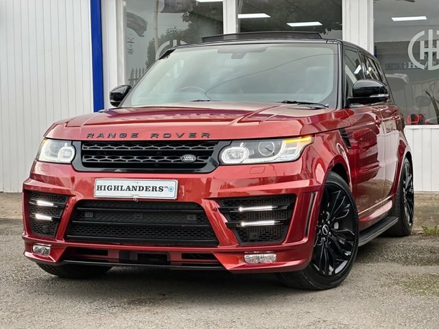 Compare Land Rover Range Rover Sport 3.0 Sdv6 Hse Dynamic Lumma Kit Open Pan Roof Tv Sa SK04OST Red